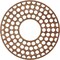 Ekena Millwork Fink Wood Fretwork Pierced Ceiling Medallion, Walnut, 16"OD x 5 3/4"ID x 3/8"T CMWP16X16X0375FFWA - alternate 3